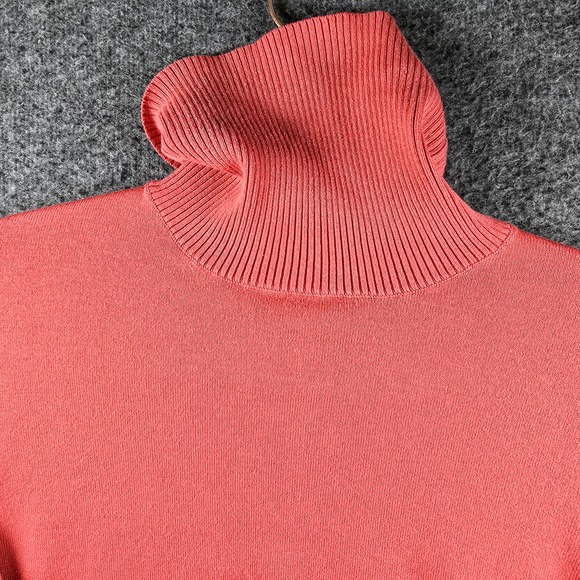 Vintage L.L.‎ Bean Sweater Women's Size L Red Turtleneck - Picture 4 of 8